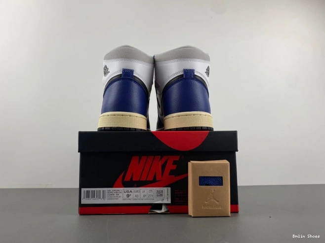 Bmlin High Jordan Air Royal Deep Blue Air Rare OG 1 DZ5485-100 0718